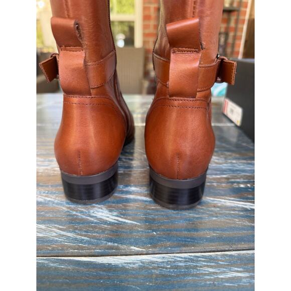 NATURALIZER RENA CIDER Wide Calf Riding Boots, NEW in BOX, size 6.5, Tan leather - Picture 14 of 16